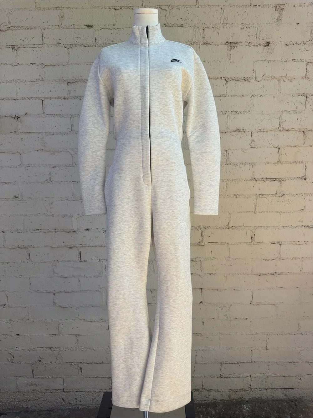 Nike Sportswear Tech Fleece Jumpsuit Light Grey Heather Black Size S